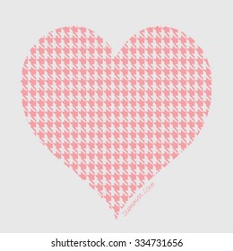 Girl heart love pink typography, t-shirt graphics, vectors