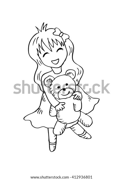 girl holding teddy bears hand girl holding teddy bears hand