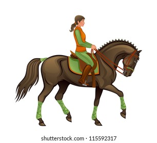 Girl with horse