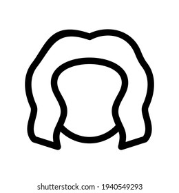 girl icon or logo isolated sign symbol vector illustration - high quality black style vector icons
