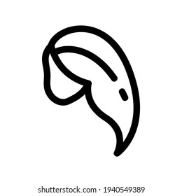 girl icon or logo isolated sign symbol vector illustration - high quality black style vector icons

