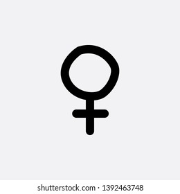 girl icon sign signifier vector