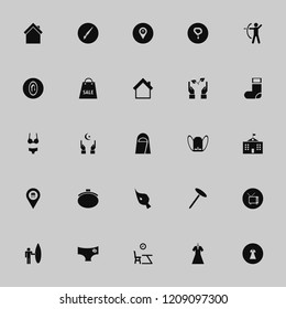 girl icon. girl vector icons set tv, arab woman, hands islam sign and panties rose