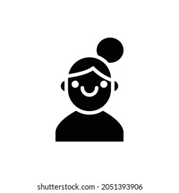 girl icon, women icon vector illustration