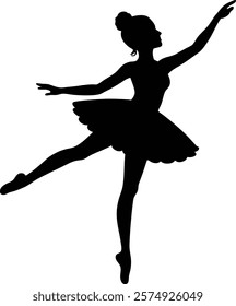 girl, illustration, ballet, dancer, dance, silhouette, ballerina, female, performance, beautiful, woman, pose, young, beauty, classic, jump, tutu, body, sport, women, dress, grace, performer, motion