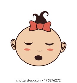 girl infant tail hairstyle