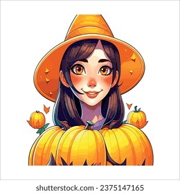 The girl inside the fruit