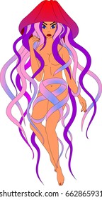 girl – jellyfish