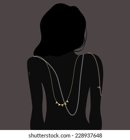 Girl and Jewelry 