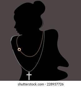 Girl and Jewelry - elegance