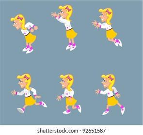 Girl Jumping