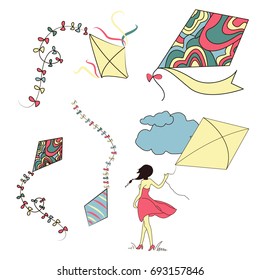 Girl with a kite