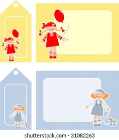 girl label