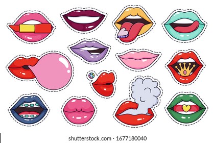 20,589 Lip Stickers Images, Stock Photos & Vectors 