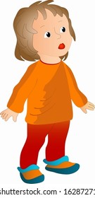 girl looking at