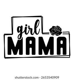 Menina Mama T shirt Design Lover