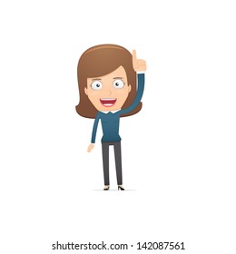 Girl manager, suitable for use in dialogs with other characters.