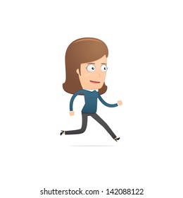 Girl manager, suitable for use in dialogs with other characters.
