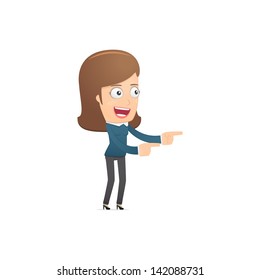 Girl manager, suitable for use in dialogs with other characters.