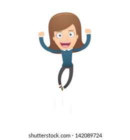 Girl manager, suitable for use in dialogs with other characters.