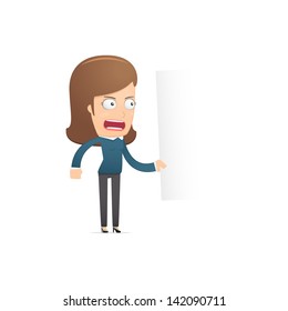 Girl manager, suitable for use in dialogs with other characters.