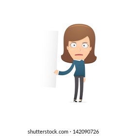 Girl manager, suitable for use in dialogs with other characters.