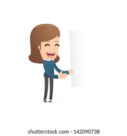 Girl manager, suitable for use in dialogs with other characters.