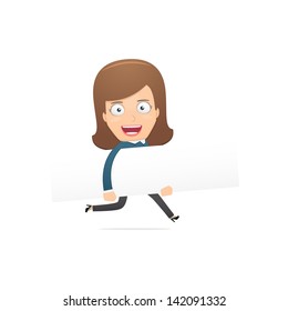 Girl manager, suitable for use in dialogs with other characters.