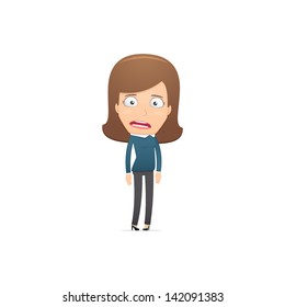 Girl manager, suitable for use in dialogs with other characters.
