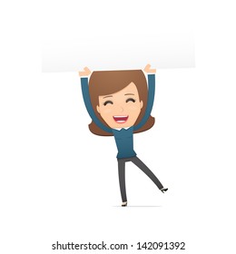 Girl manager, suitable for use in dialogs with other characters.