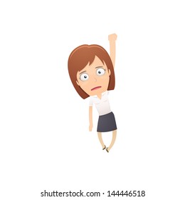 Girl manager, suitable for use in dialogs with other characters.