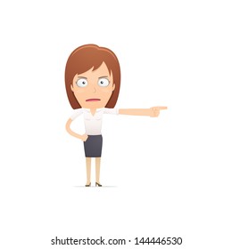 Girl manager, suitable for use in dialogs with other characters.