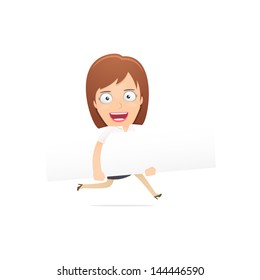 Girl manager, suitable for use in dialogs with other characters.