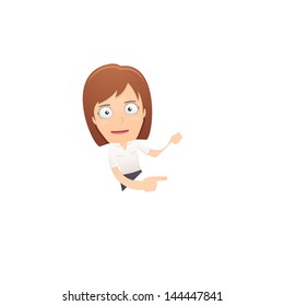 Girl manager, suitable for use in dialogs with other characters.