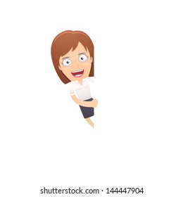 Girl manager, suitable for use in dialogs with other characters.