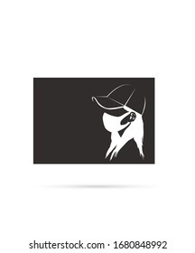 Girl mask graphic trendy design for safety.