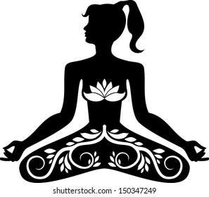 Girl meditation