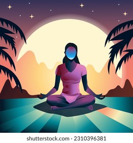 girl meditation alien enlightenment insight