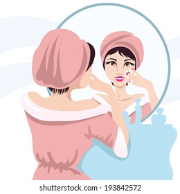 girl in the mirror