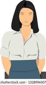 girl office worker