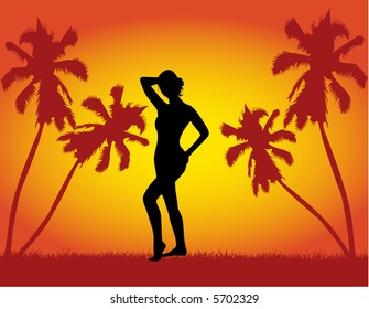 Girl on the beach