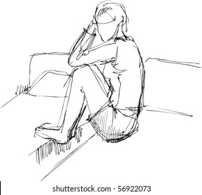 girl on bed