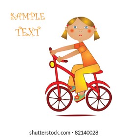 girl on bike
