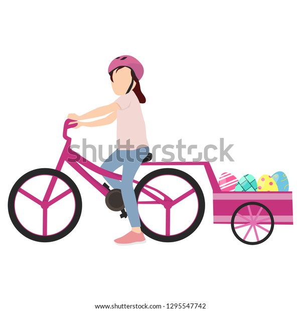 pink bike trailer