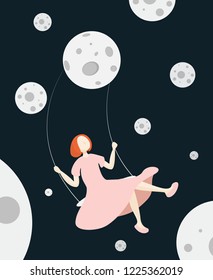 girl on the swing