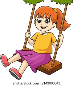 1,409 Child swinging clipart Images, Stock Photos & Vectors | Shutterstock