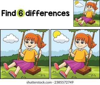  Girl On A Swing Find The Differences