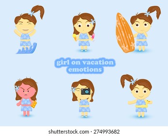 girl on vacation