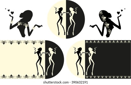 Girl in openwork