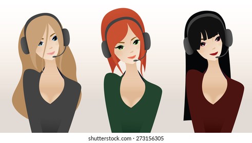 girl operator